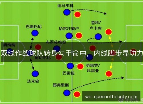 双线作战球队转身勾手命中，内线脚步显功力